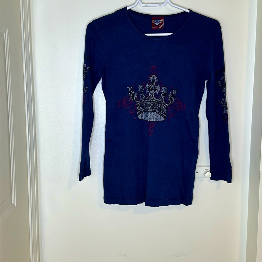 Vintage Avangard, USA, by Philip Laurent, long sleeved T-shirt size M